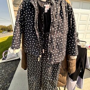 Cat & Jack Black Polka Dot Jacket